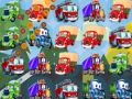 Game Cartoon Trucks Match 3 