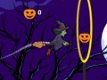Game Flying witch halloween