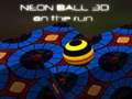 Game Neon Ball 3d on the run