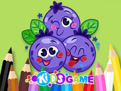 Game Coloring Book: Blue Berry