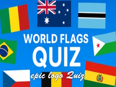 Game World Flags Quiz epic logo Quiz