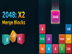 Game 2048 X2 Merge Blocks