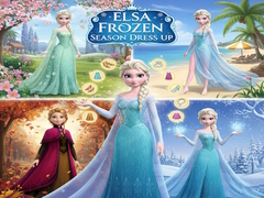 Game Elsa Frozen Season Dress Up