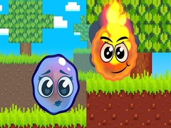Game Fire Ball and Water Ball: Parkour Love Balls