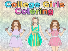 Game College Girls Coloring