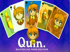 Game Quin. Balatro-like poker-solitaire