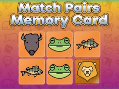 Game Match Pairs Memory Card
