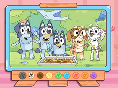 Game Coloring Book: Bluey Spy Game Friends