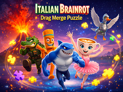 Game Italian Brainrot Drag Merge Puzzle