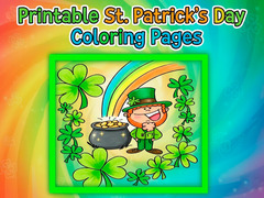 Game Printable St Patricks Day Coloring Pages
