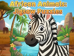 Game African Animals: Jigsaw Puzzles