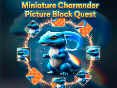 Game Miniature Charmander Picture Block Quest