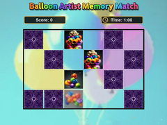 Game Balloon Artist Memory Match