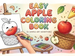 Game Easy Apple Coloring Book
