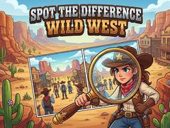 Game Spot the Difference: Wild West