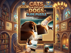 Game Cats and Dogs Slide Puzzle