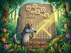 Game Words Spy. Animals